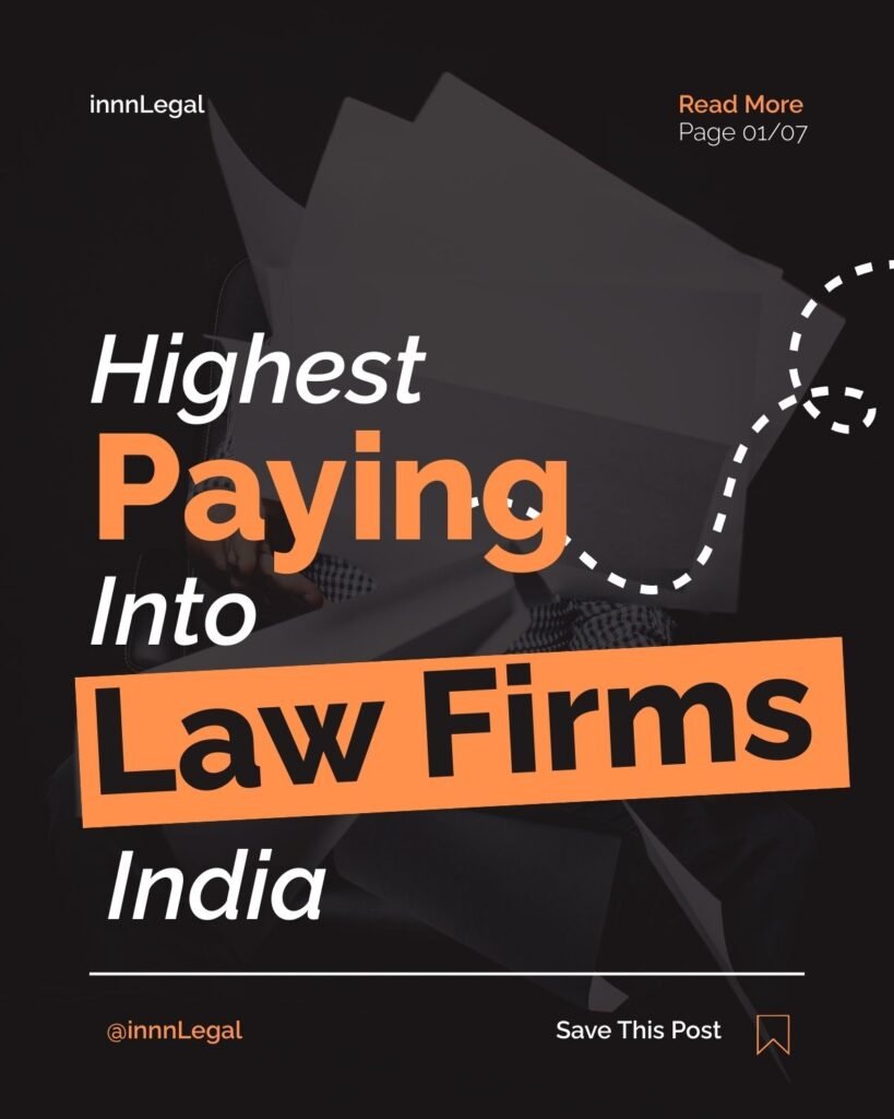Highest Paying Law Firms in India !