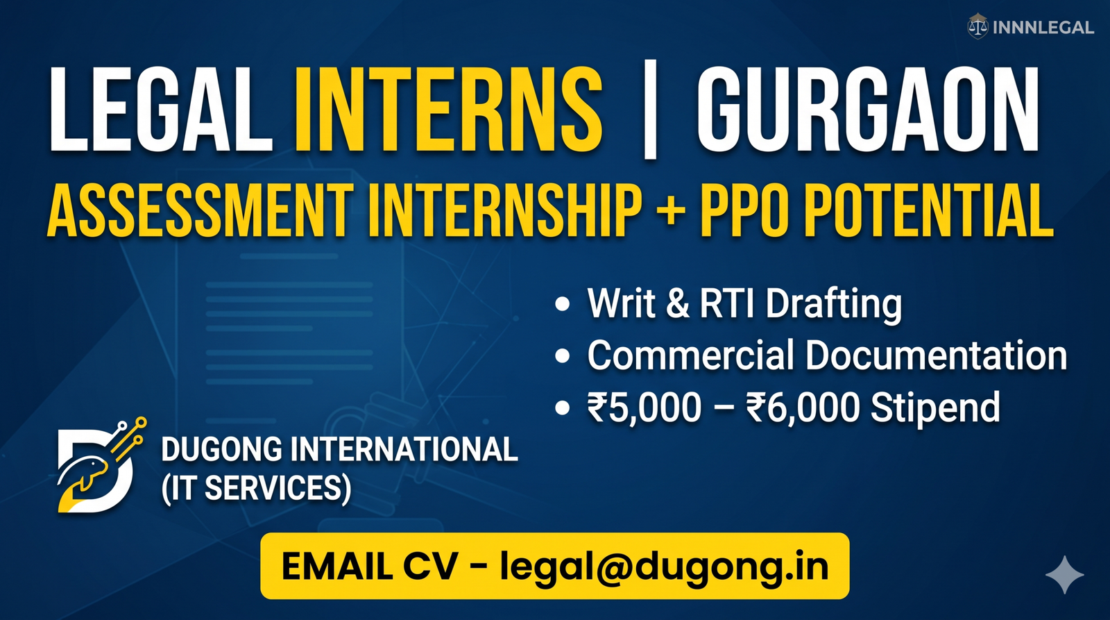 Legal Internship Gurgaon