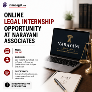 Online Legal Internship at Naryani Legal