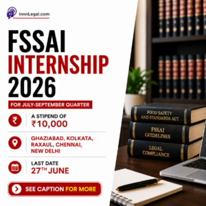 FSSAI internship programe thumbnail