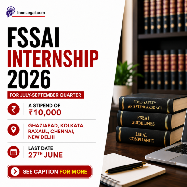FSSAI internship programe thumbnail