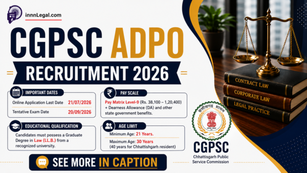 CGPSC ADPO recrutiment poster