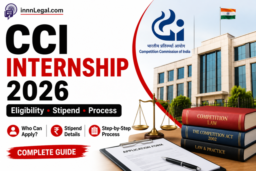 CCI internship details and guide banner