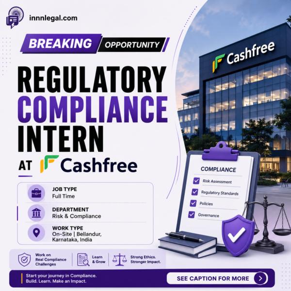 CashFree Legal hiring in Bellandur, Karnataka, India