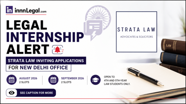 Legal internship at Strata Law new delhi