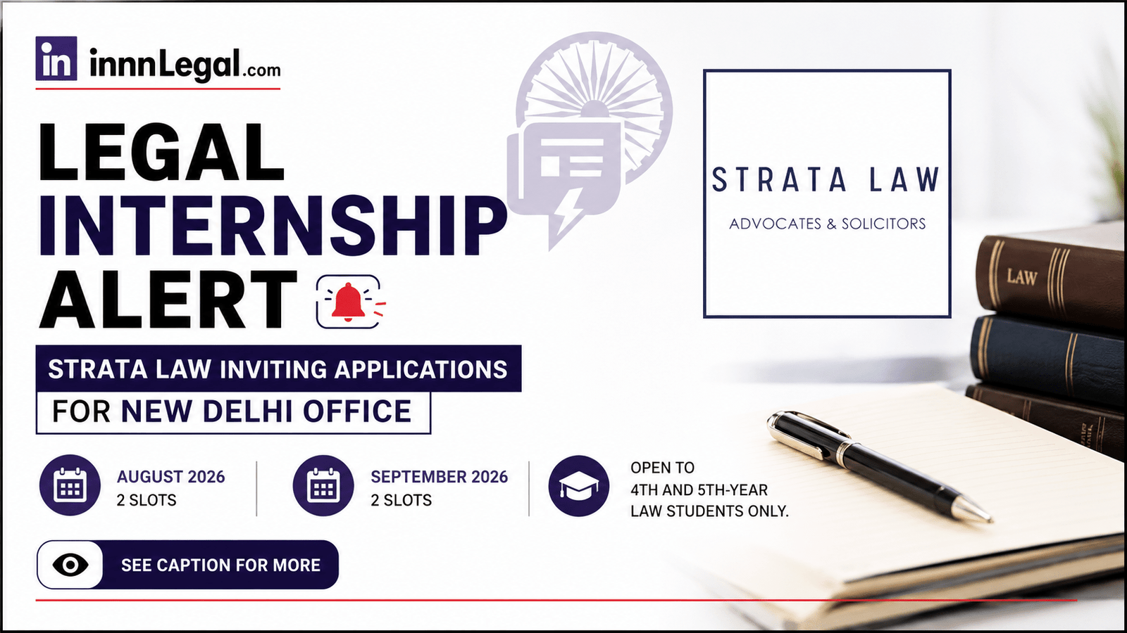 Legal internship at Strata Law new delhi