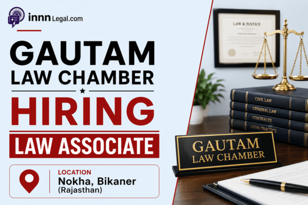 Law Associate hiring at Nokha, Bikaner, Rajasthan