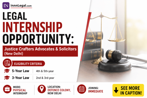 Legal internship new delhi for law students
