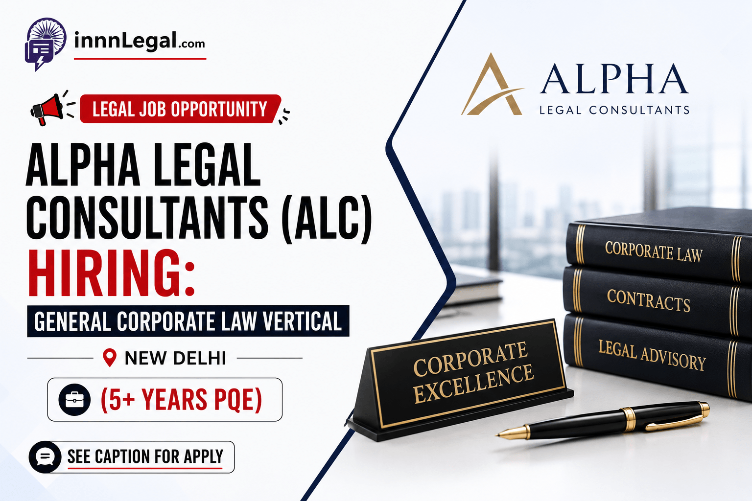 Legal consultant hiring new delhi