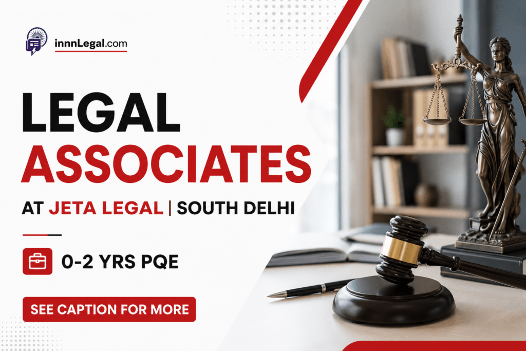 legal associates hiring at botique firm south delhi