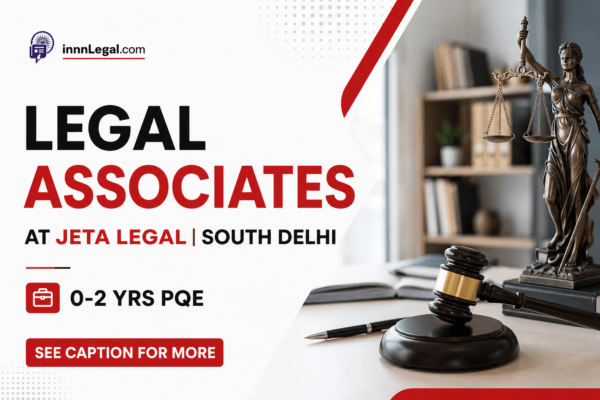legal associates hiring at botique firm south delhi