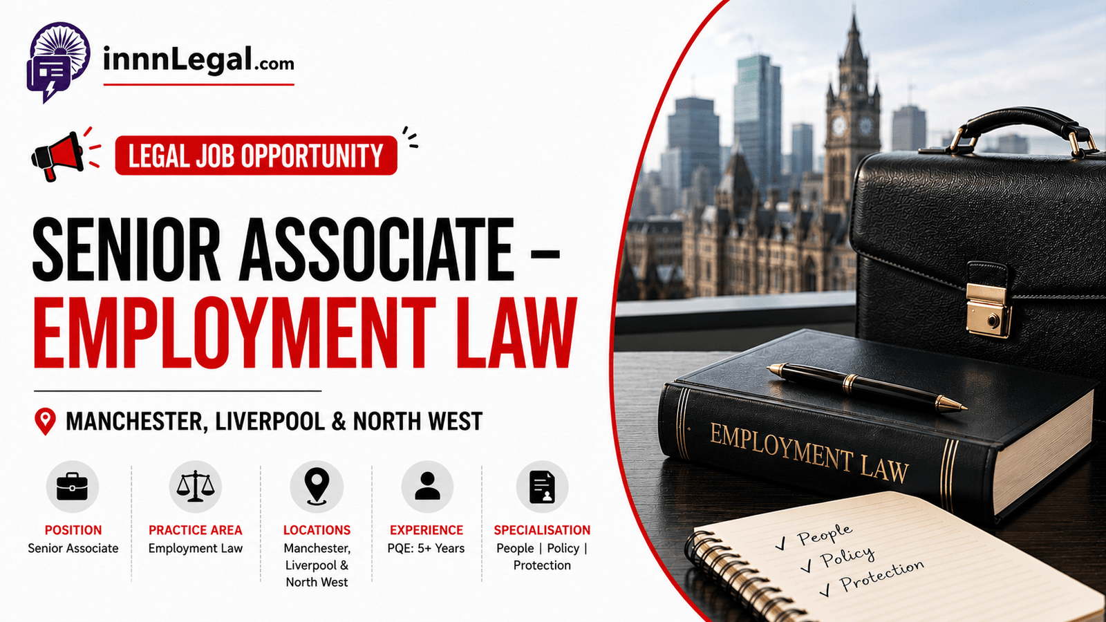 Senior Associate hiring at hybrid basis (Liverpool, Manchester & Lancashire) in Brabners
