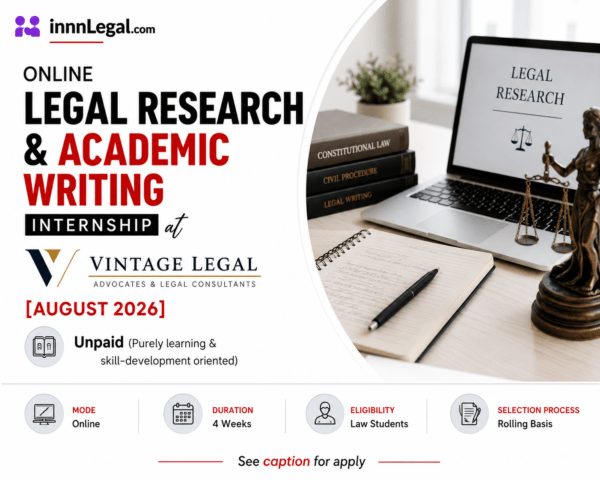 Online writing legal internship