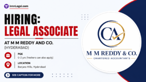 Legal associate hiring in hyderabad