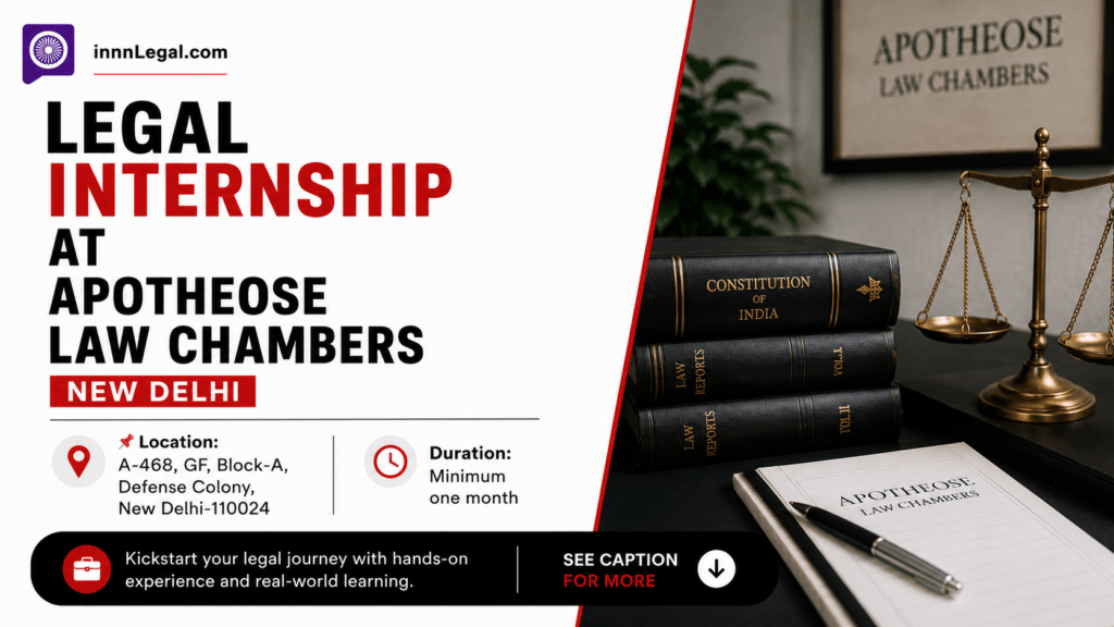 Legal internship opportunity in new delhi