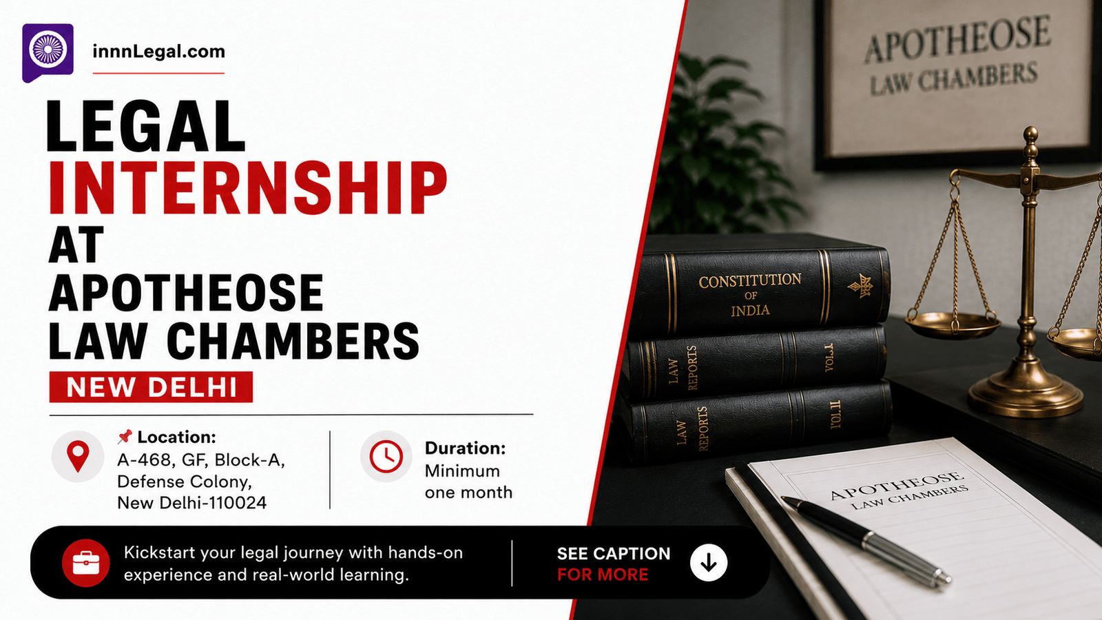 Legal internship opportunity in new delhi