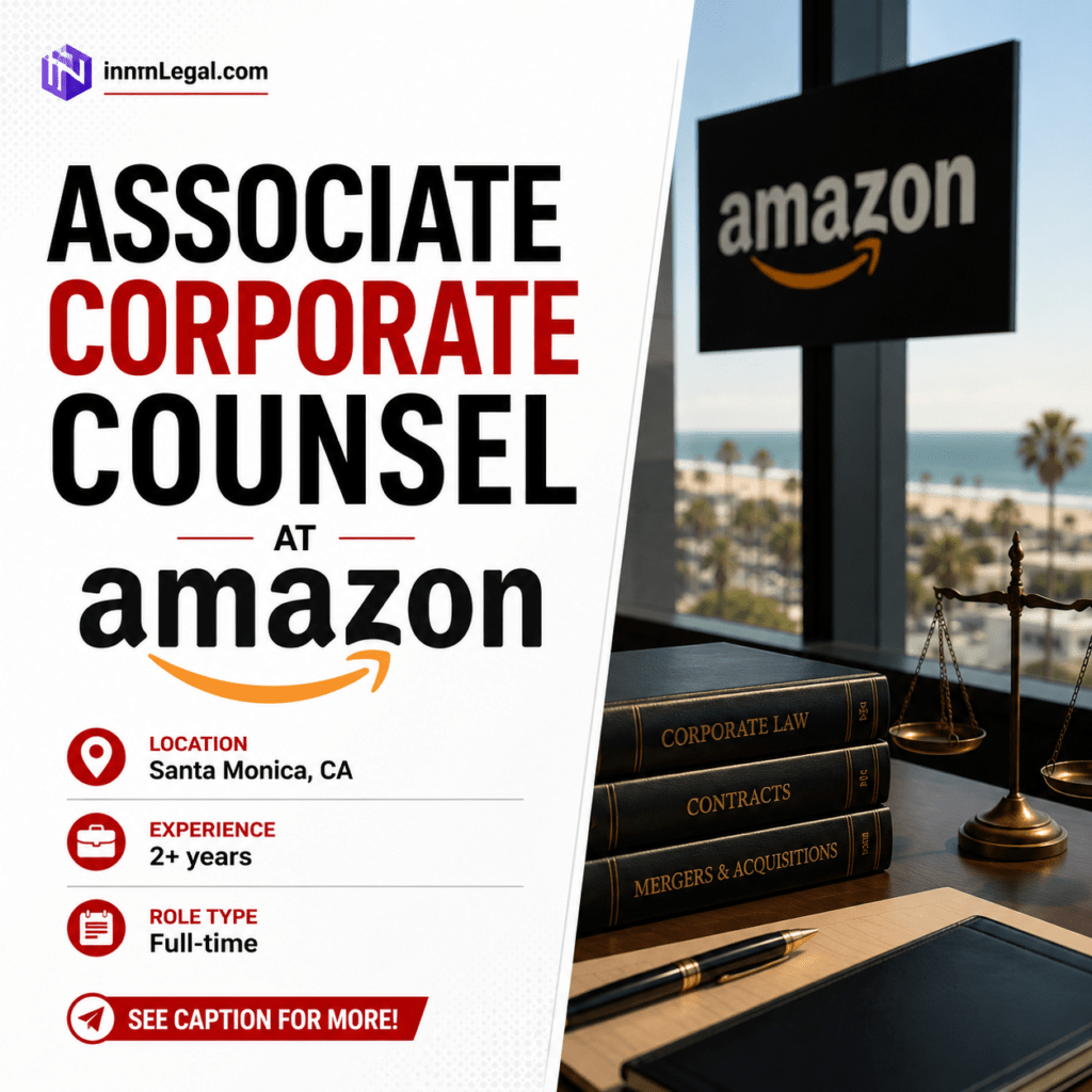 A,azon Legal Associate hiring at CA