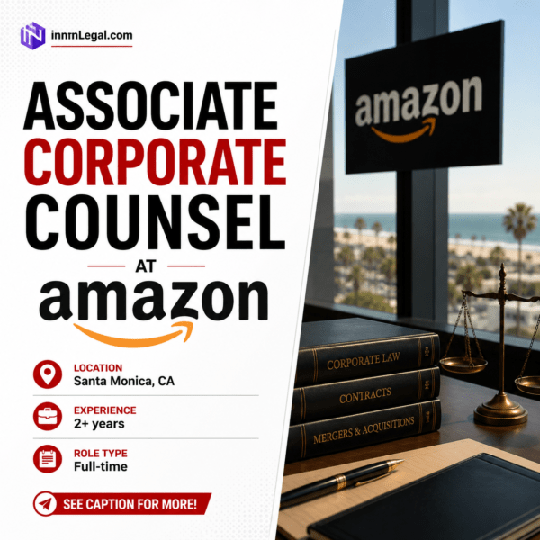 A,azon Legal Associate hiring at CA