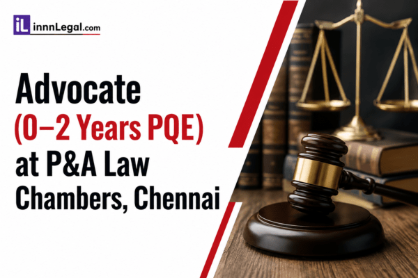 Associate advocate hiring in chennai
