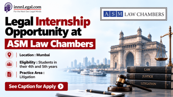 ASM Chmaber mumbai legal internship for law students