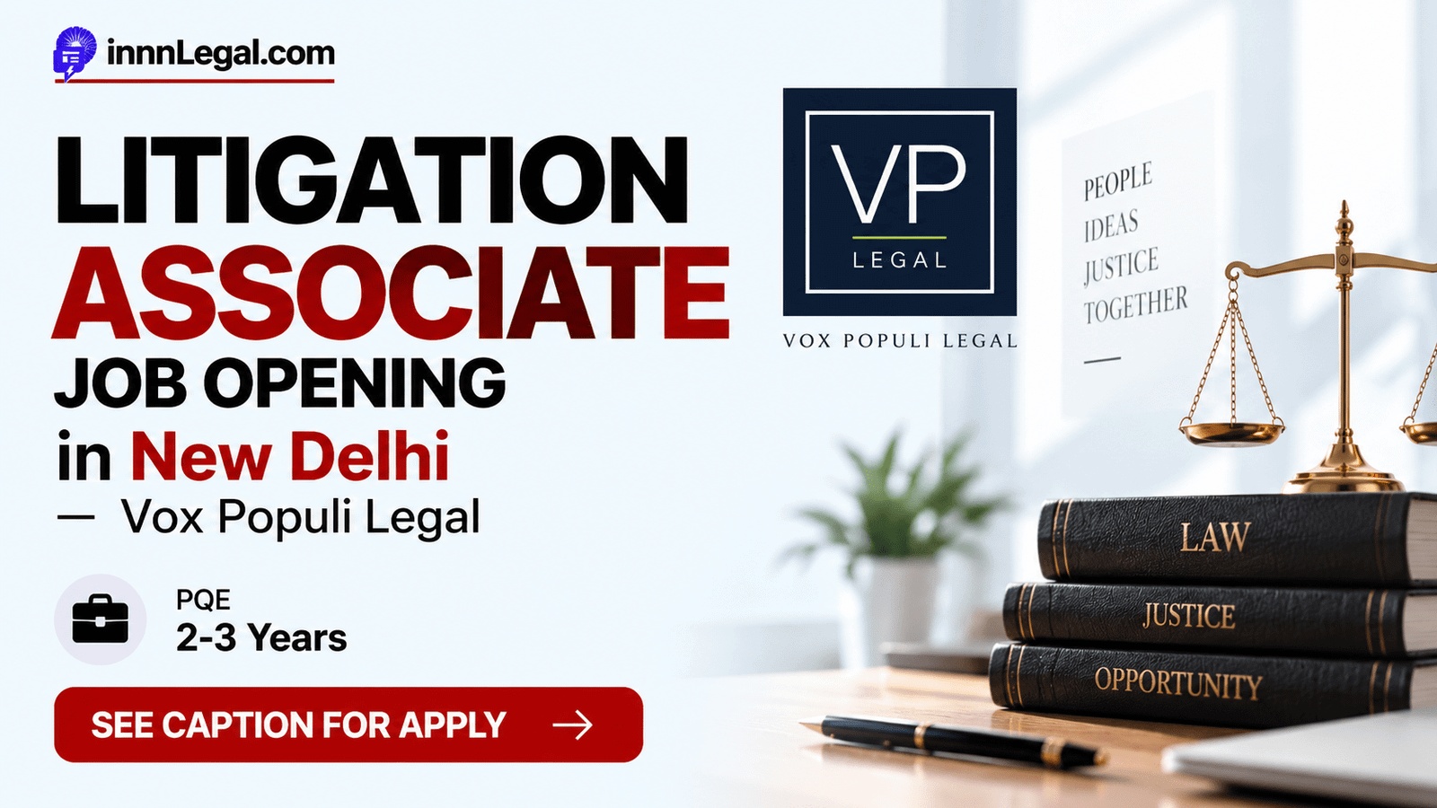 Litigation associate hiring at new delhi