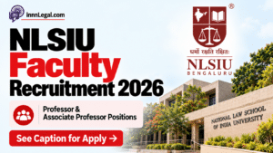 NLSUI Faculty Recruitment