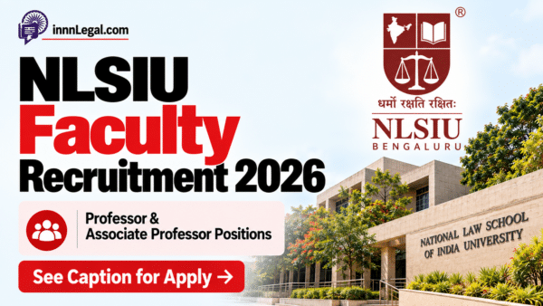 NLSUI Faculty Recruitment