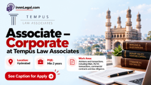 Tempus Law Associate Hyderabad hiring associates