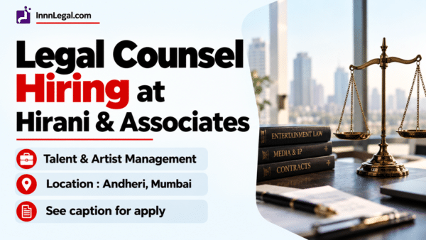 Legal Counsel Hiring at Hirani & Associates