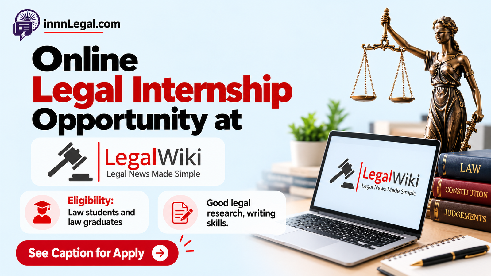 Online legal content writing internship