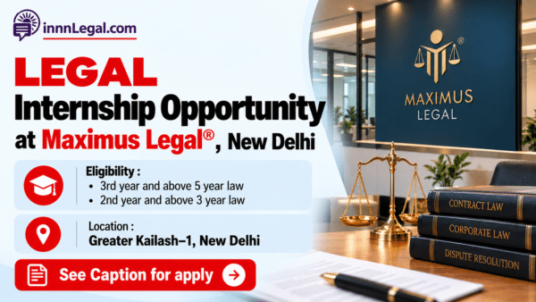 Legal internship opportunity at maxhimus legal new delhi