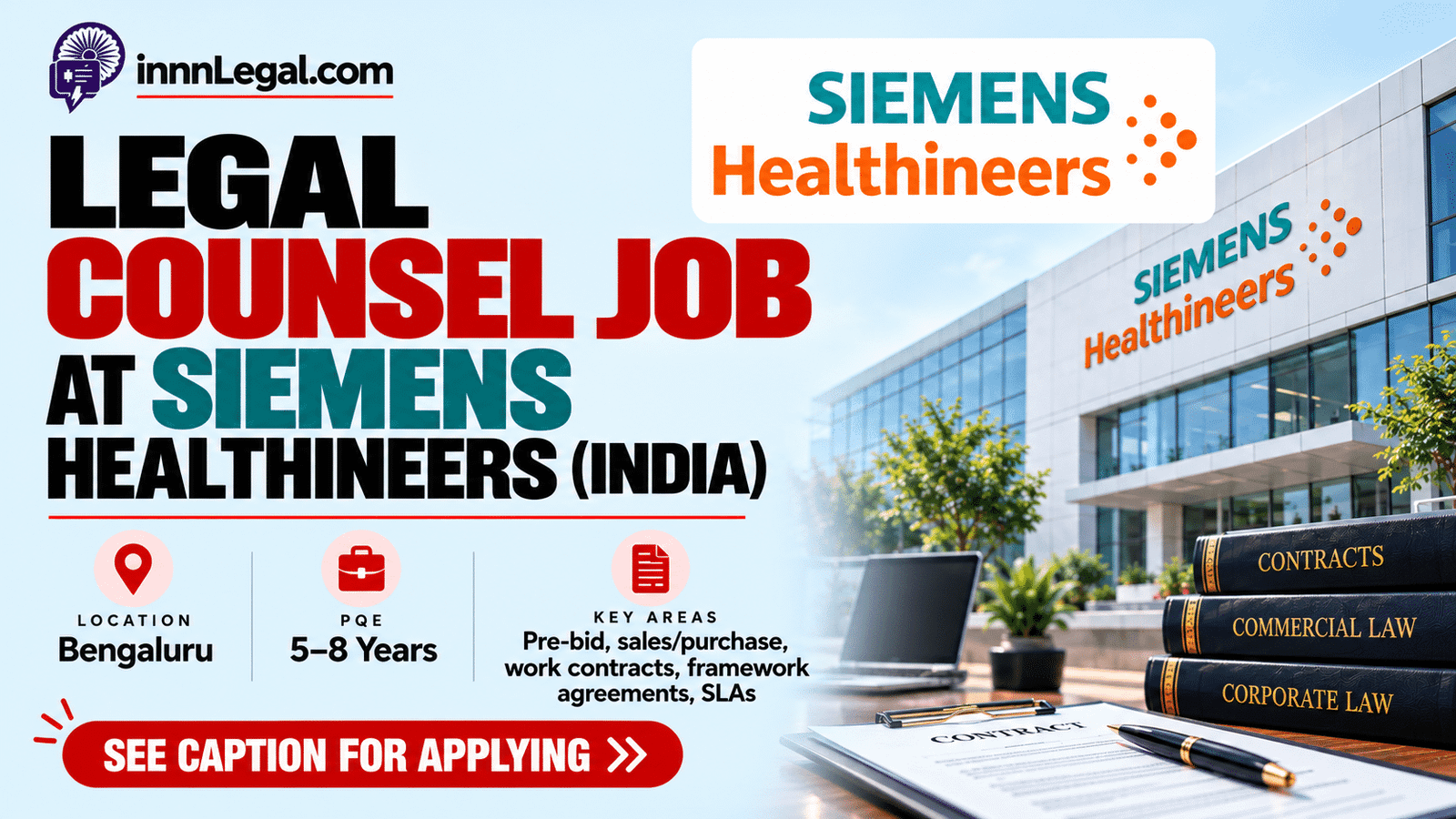 Siemens Healthineers Legal Counsel Opportunity