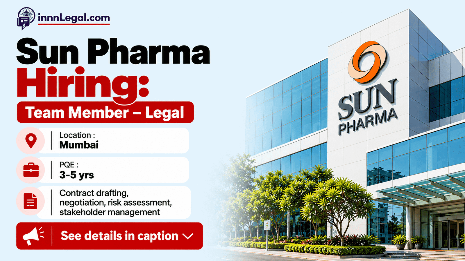 Sun paharam hiring team legal memebr at mumbai
